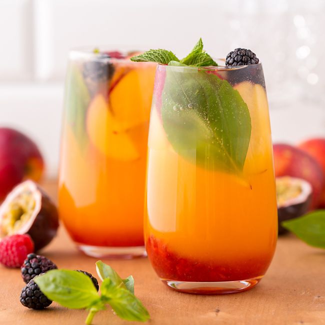 Virgin Nudie Sunrise Mocktail