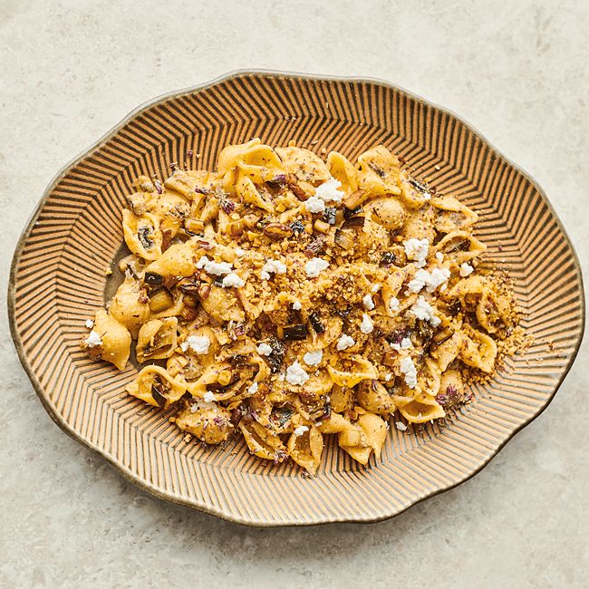 Aubergine & Ricotta Pasta