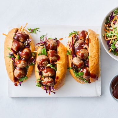 Beef & Veg Meatball Subs