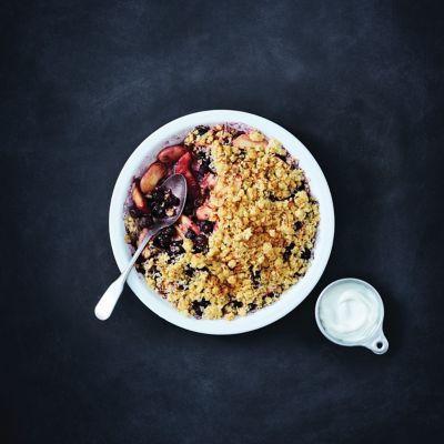 Blueberry & Apple Crumble