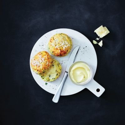 Cheesy Pumpkin Scones