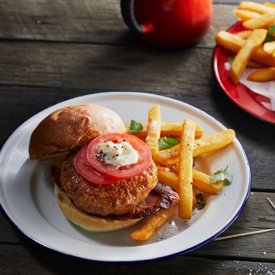 Chipotle Chicken & Bacon Burgers