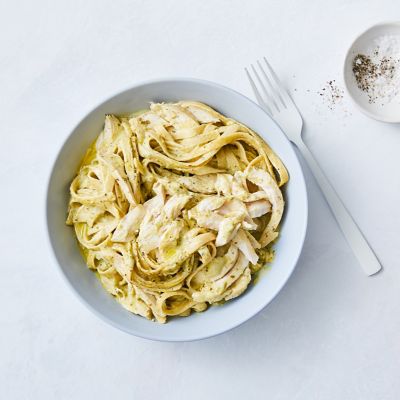 Creamy Chicken & Pesto Fettuccine