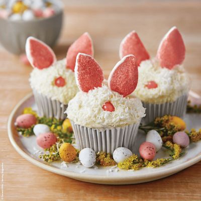 Garden bunny cupcakes