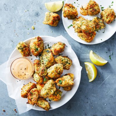 Gluten-Free Air-Fryer Chicken Schnitzel Bites