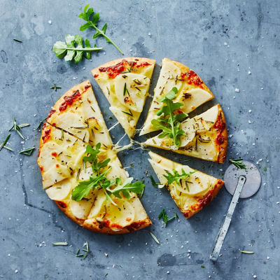 Gluten-Free Potato, Garlic & Rosemary Pizza