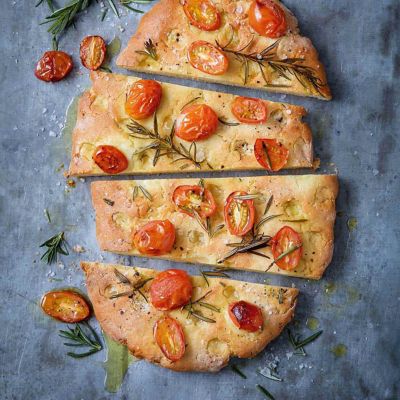 Gluten-Free Tomato & Rosemary Focaccia