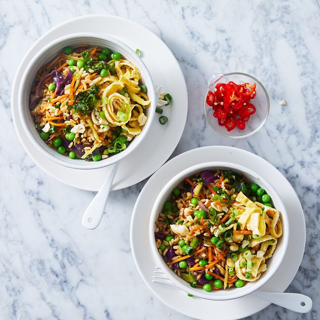 Healthier Quick Veggie Fried Rice