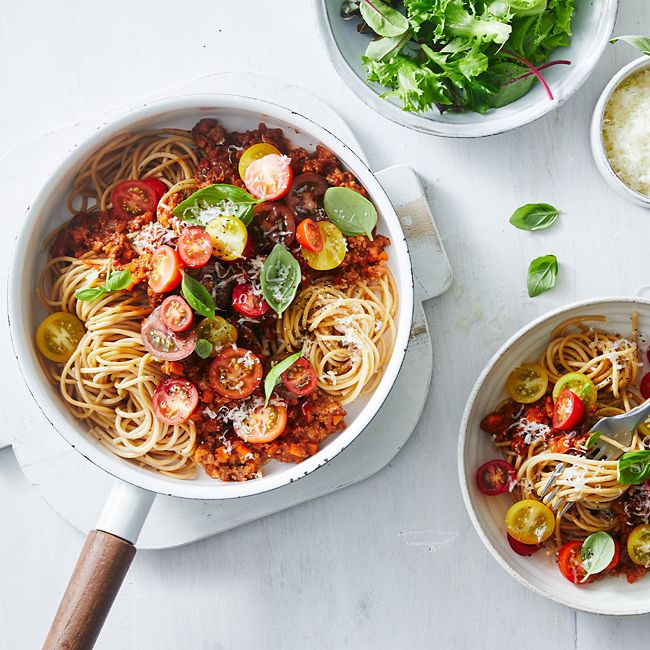 Healthier Spaghetti Bolognese