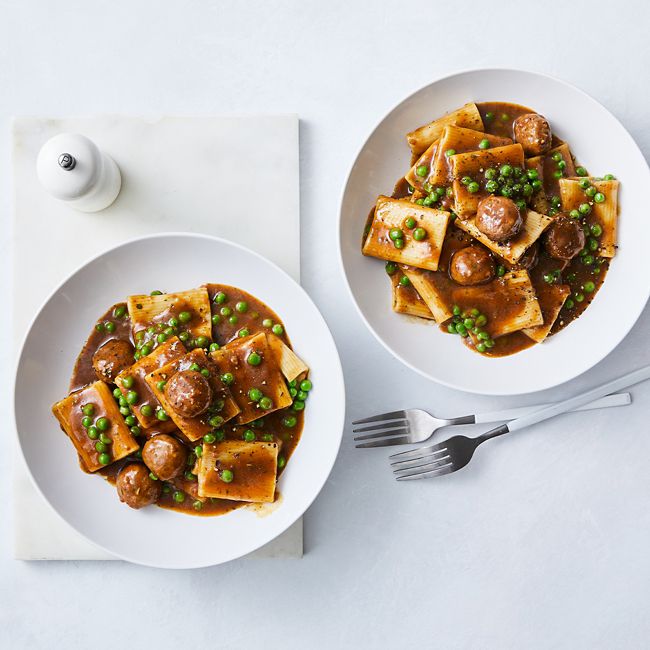Pasta With Meatball Ragu