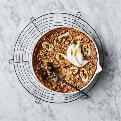 Banana Bread Baked Oats