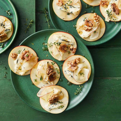 Apple & Blue Cheese Canapes