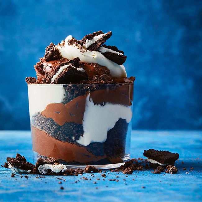 Chocolate Mousse With Cookies & Cream