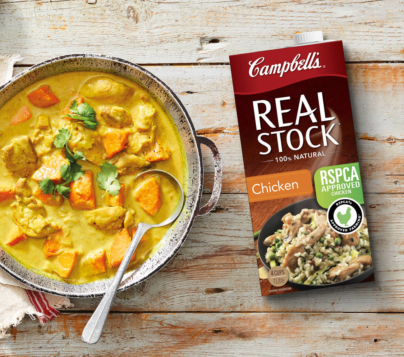 Campbell’s coconut chicken curry