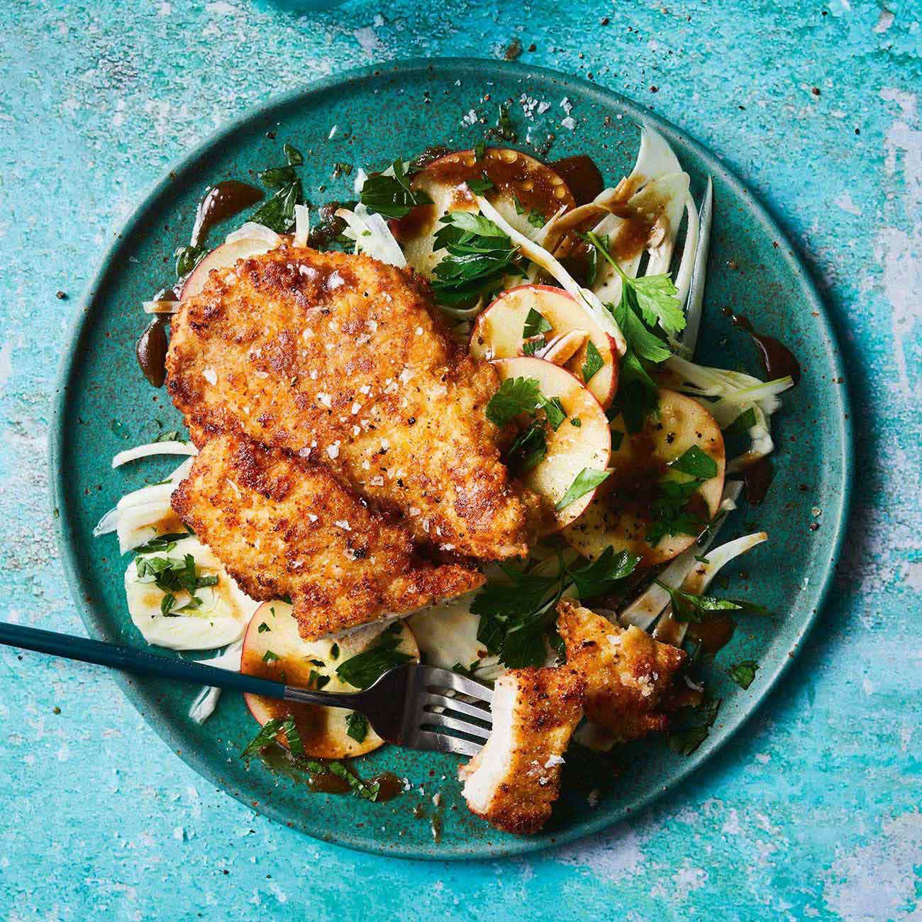 Hot Cross Bun Pork Schnitzels Recipe Woolworths