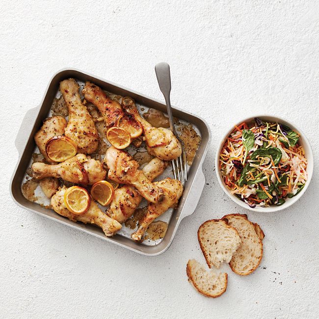 One-tray Roasted Lemon Pepper Drumsticks