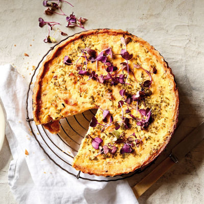 Quiche Lorraine With Simple Pastry