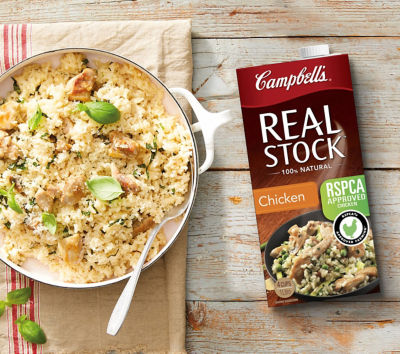 Campbell's quick oven baked chicken risotto
