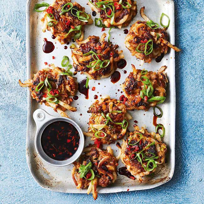 Udon Fritters