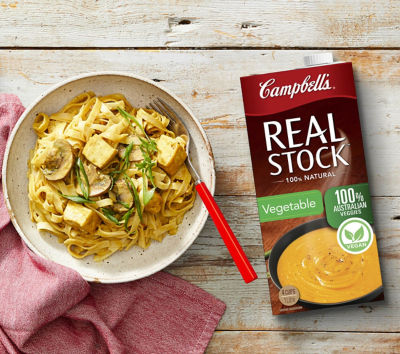 Campbell's vegan satay moodle stir-fry