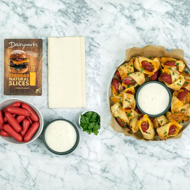 Cheesy Pigs in a Blanket