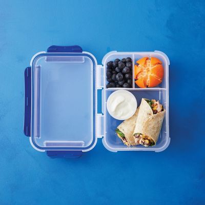 Chicken, black bean and corn wrap lunch boxes