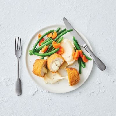 Chicken Kiev With garlic mash
