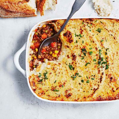 Healthier Shepherd's Pie With Cauliflower Mash