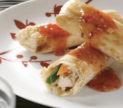 Lemon, Lime & Ginger Chicken Rolls