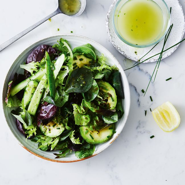 Lemon & macadamia oil dressing