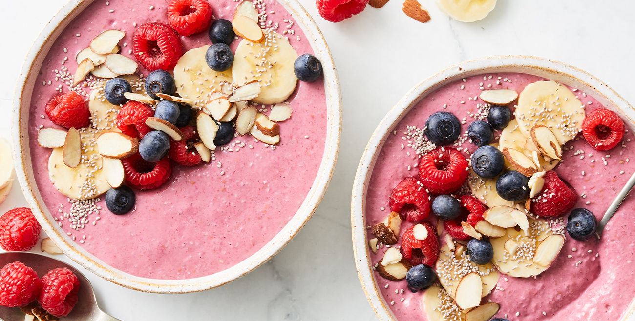Mixed berry smoothie bowls Recipe   Woolworths