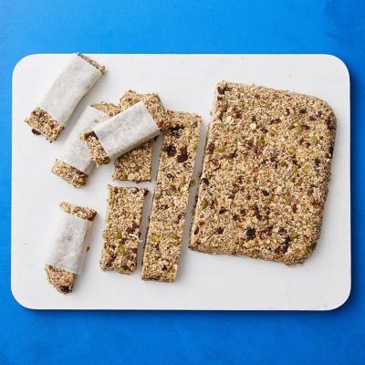 No-bake banana granola bars