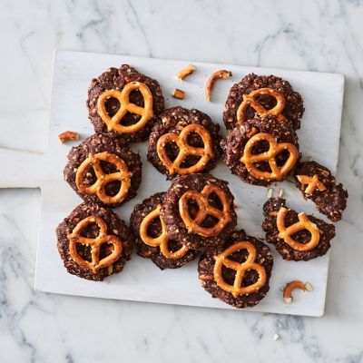 No Bake choc peanut cookies