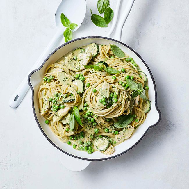 One-pot Creamy Chicken Pesto Pasta