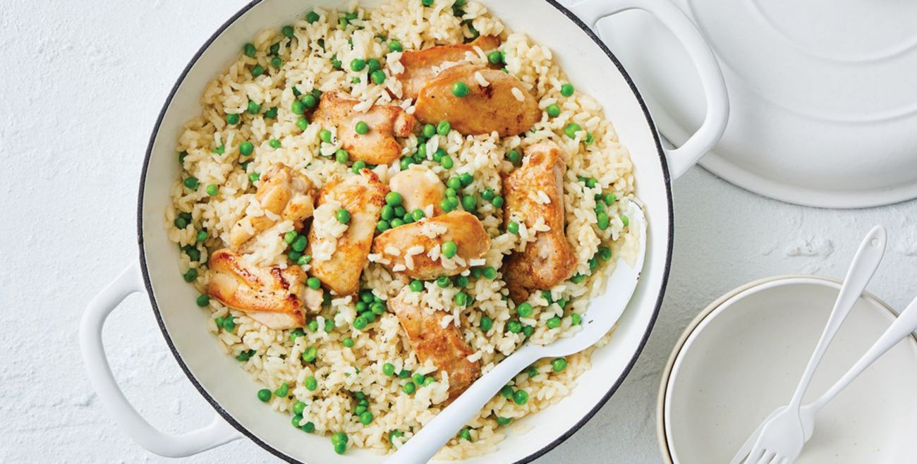 Ovenbaked chicken risotto Recipe Woolworths