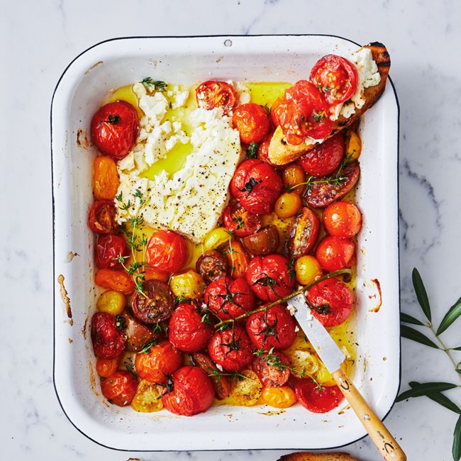 Roasted Feta & Tomatoes