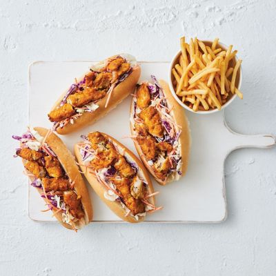 Satay chicken subs