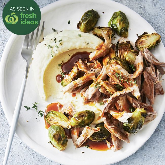 Sticky Maple & Mustard Pulled Pork