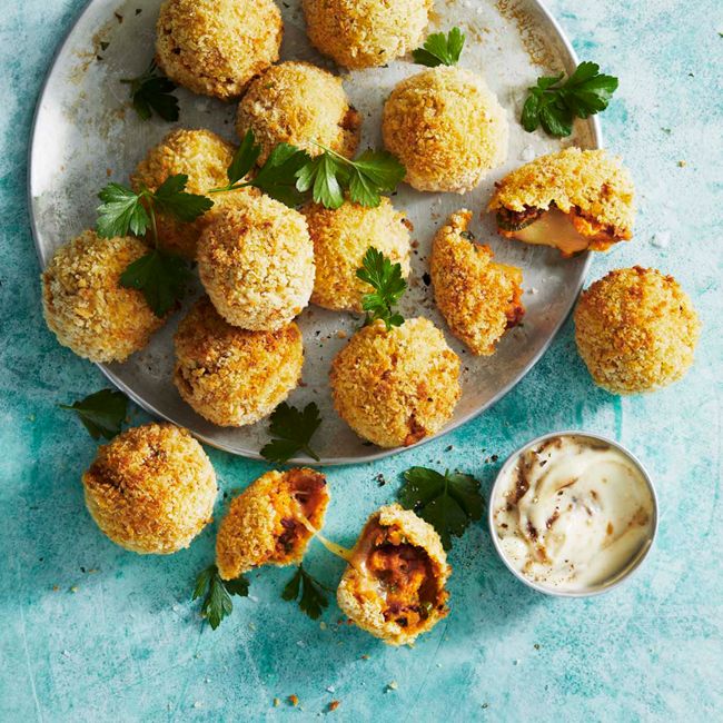 Cheesy Chorizo Croquettes