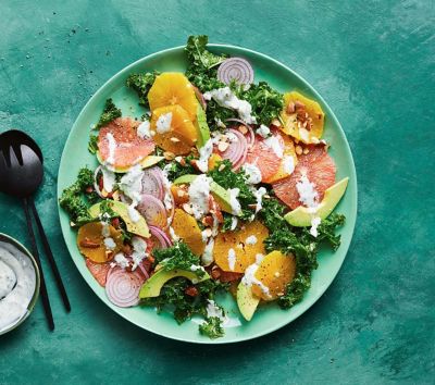 Citrus and almond salad
