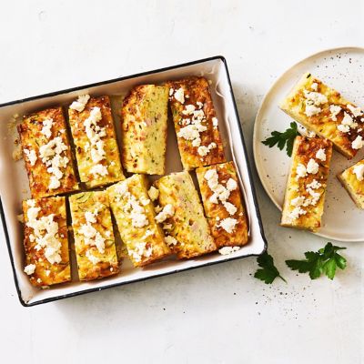 Four-Cheese Zucchini Slice