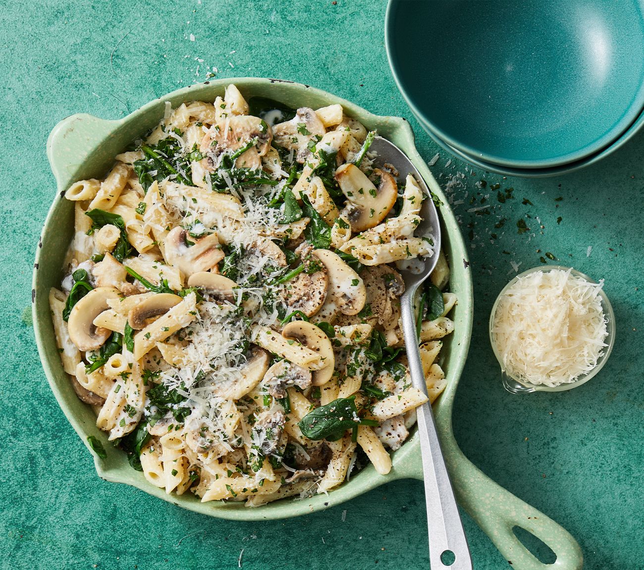 Healthier Creamy Mushroom Pasta Recipe | Woolworths