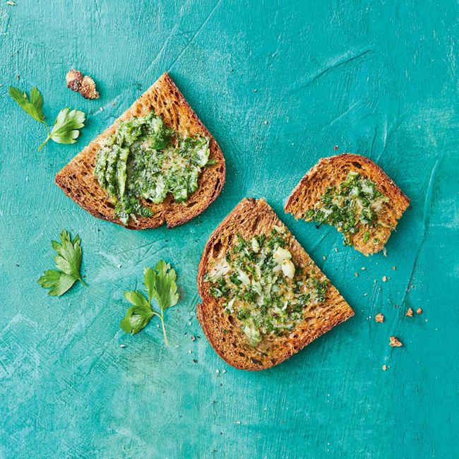 Healthier Garlic Bread