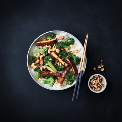 Honey and soy tofu stir-fry