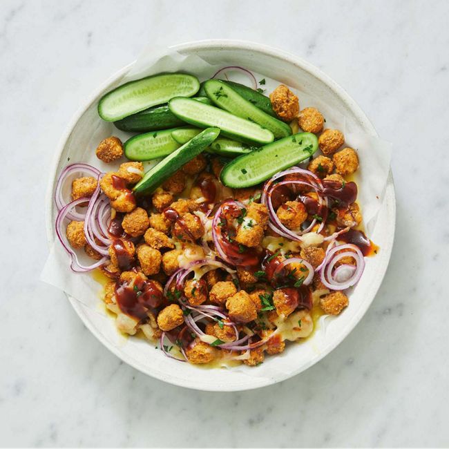 Loaded Southern-style crispy chicken pops