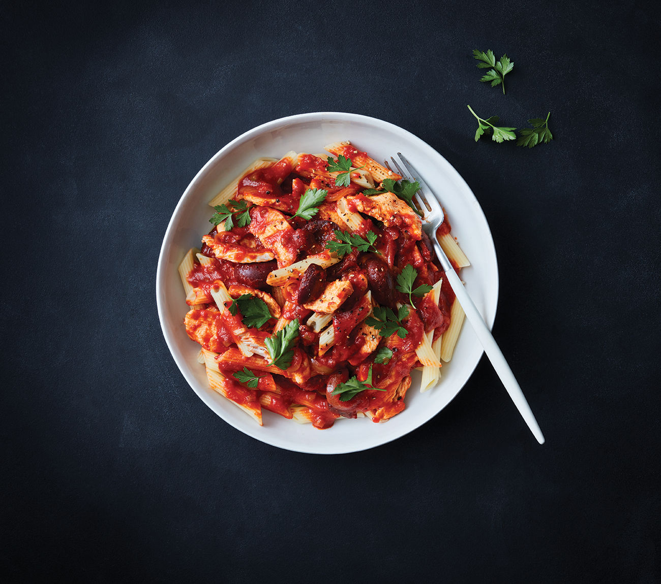 Speedy tomato, chicken and olive pasta Recipe | Woolworths