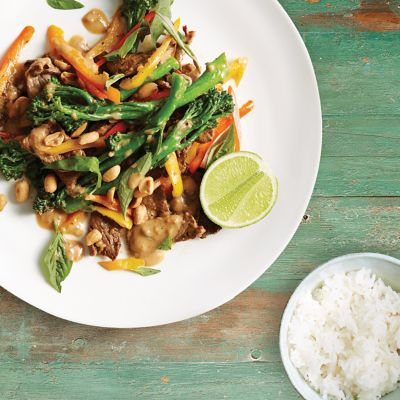 Satay Beef Stir Fry