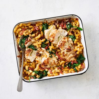 Tuscan Chicken Pasta Bake