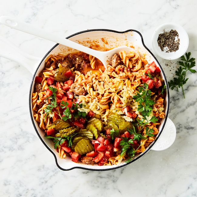 Cheeseburger Pasta