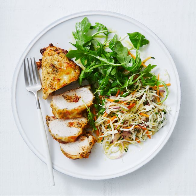 Chicken schnitzels with Wintry Slaw